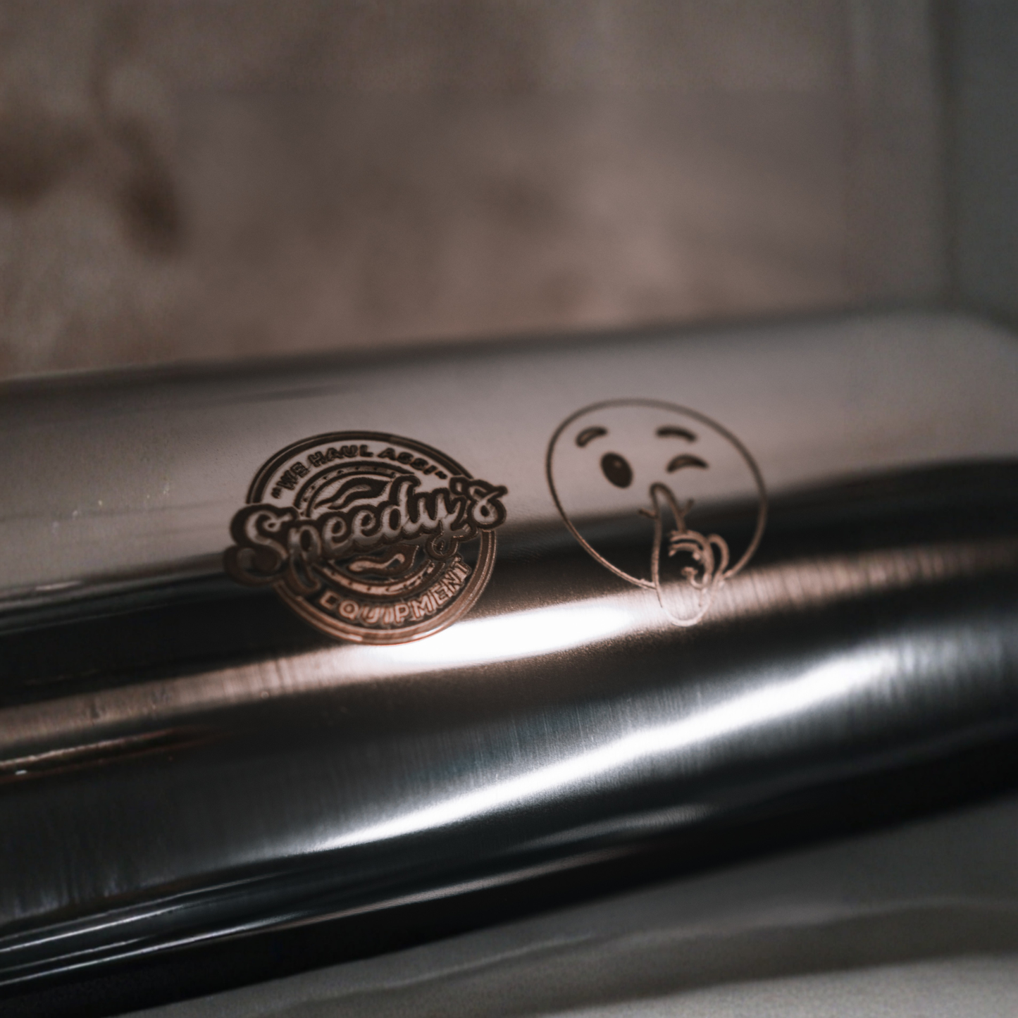 "SPEEDY SILENT" - Polished Stainless Steel Straight Pipe "Muffler"