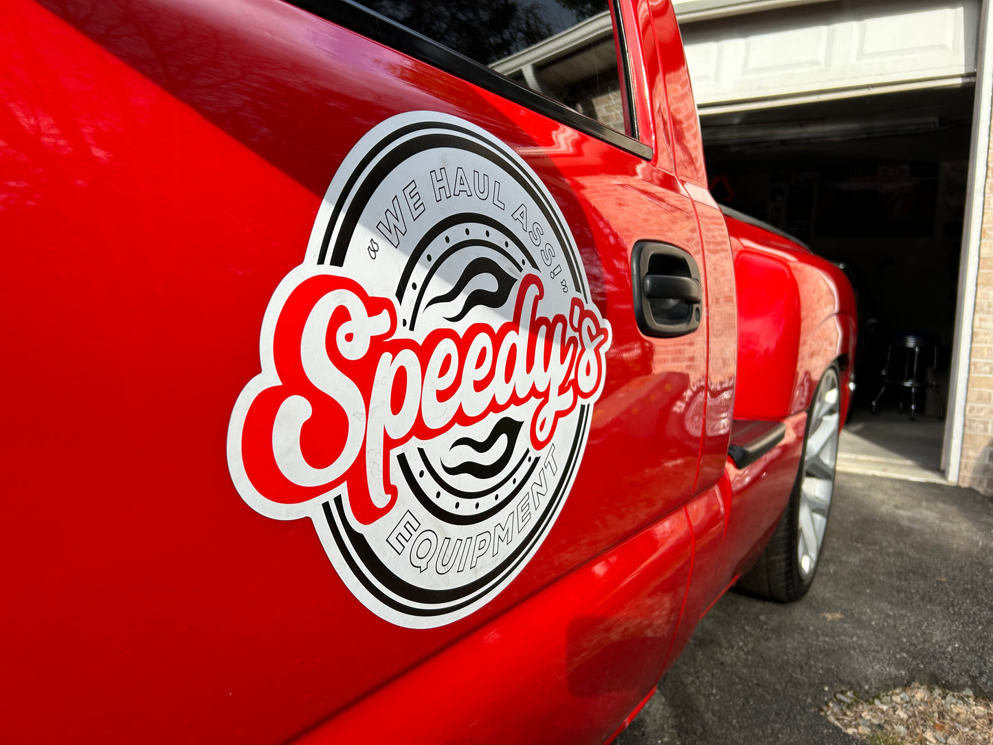 Speedy's OG Shop Truck Magnet (18"x15")