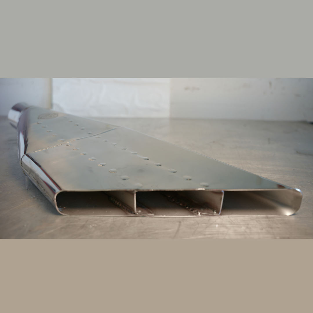 "SPEEDY BOOM TUBE" - Polished Stainless Steel Nascar-Style Tip