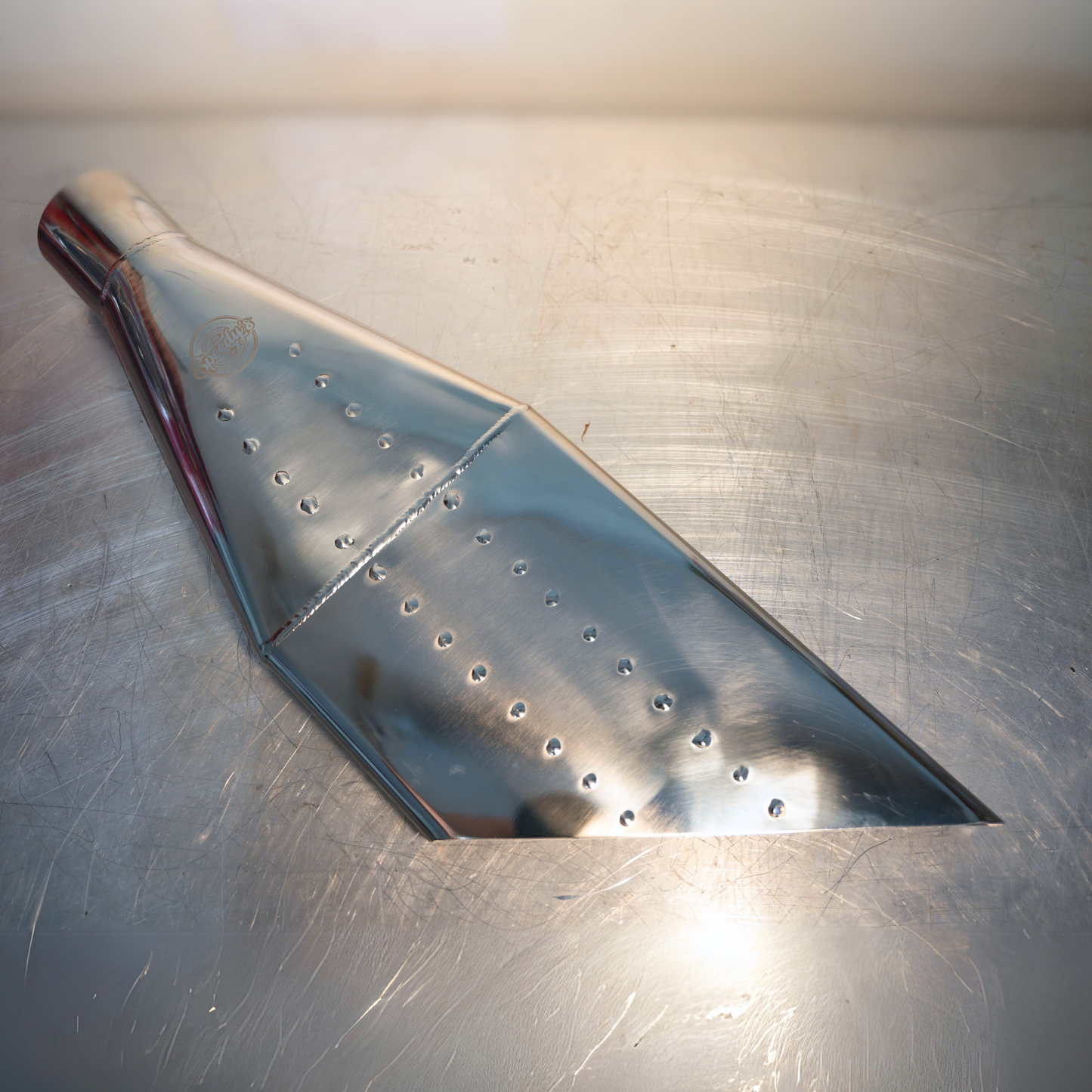 "SPEEDY BOOM TUBE" - Polished Stainless Steel Nascar-Style Tip