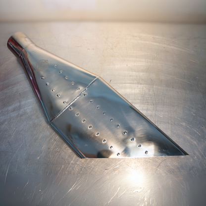 "SPEEDY BOOM TUBE" - Polished Stainless Steel Nascar-Style Tip