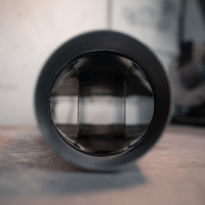 "4-INCH SPEEDY BOOM TUBE" - Polished Stainless Steel Nascar-Style Tip