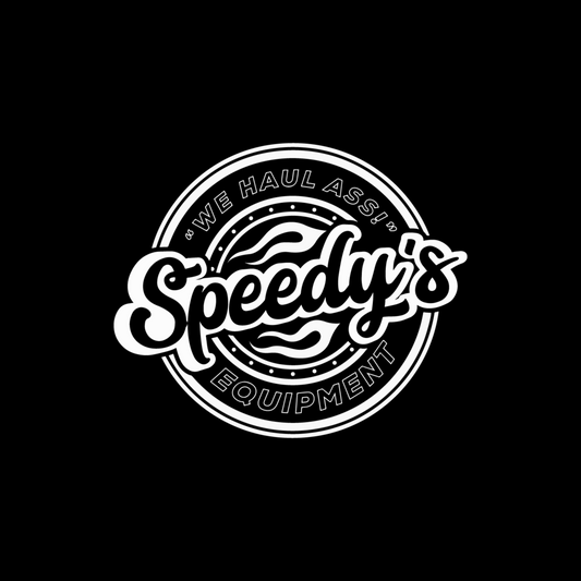 Speedy's Shop Truck Door Decal (WHITE)
